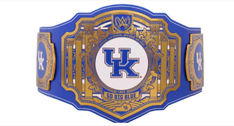 The WWE has released a Kentucky Wildcats championship belt