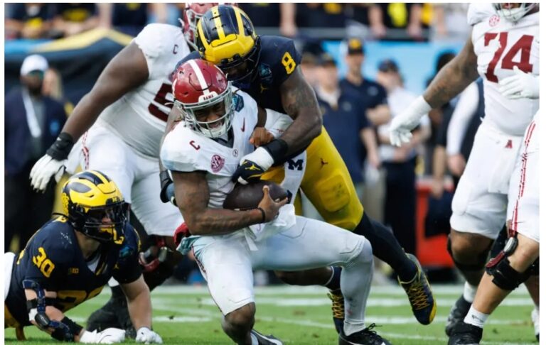 Breaking: Leaked Video Shows Alabama QB Jalen Milroe Tipping “80% Of Plays” To Michigan