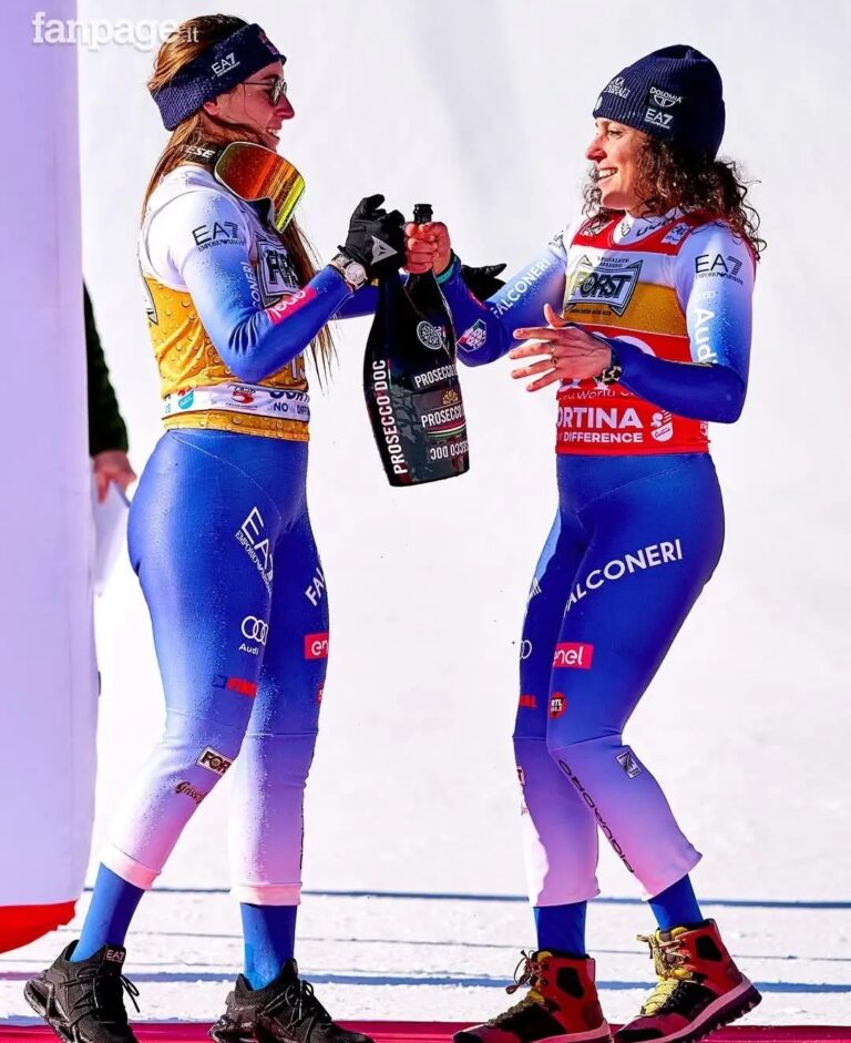 E arriviamo a Sofia Goggia, la regina della velocità italiana, che si lancia giù dalla montagna come un proiettile!