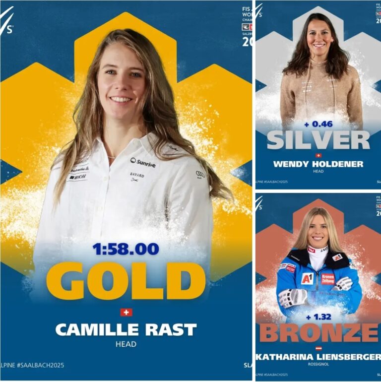 A Golden Moment for Camille Rast: Switzerland’s New Alpine Skiing Sensation