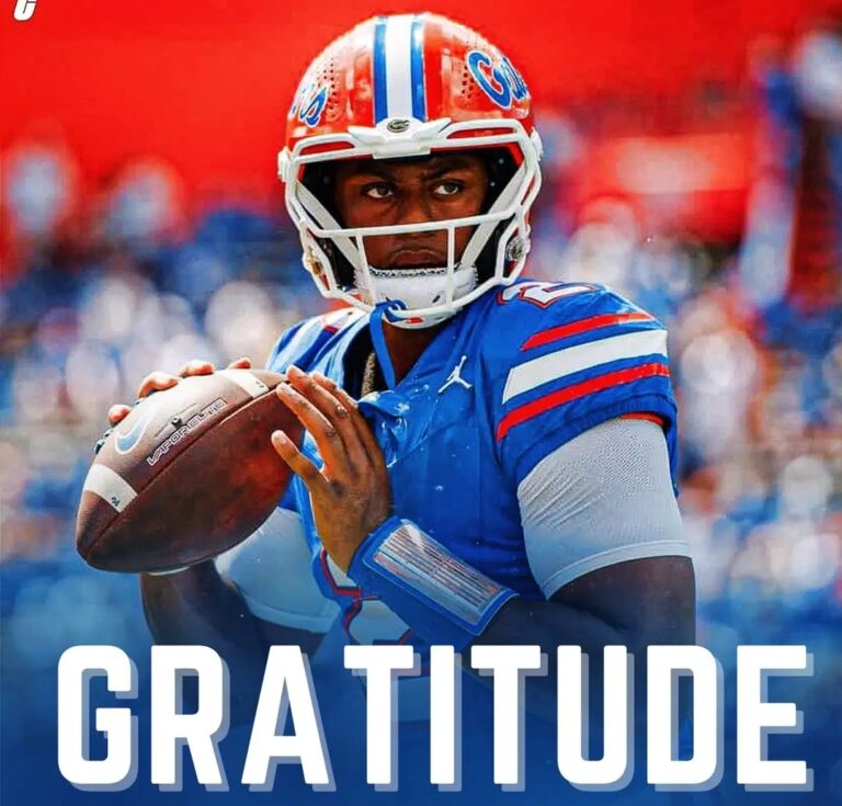 Florida Gators QB DJ Lagway Pays Tribute to the Unwavering Support of Gators Fans: The Lifeblood of Florida Gators Football
