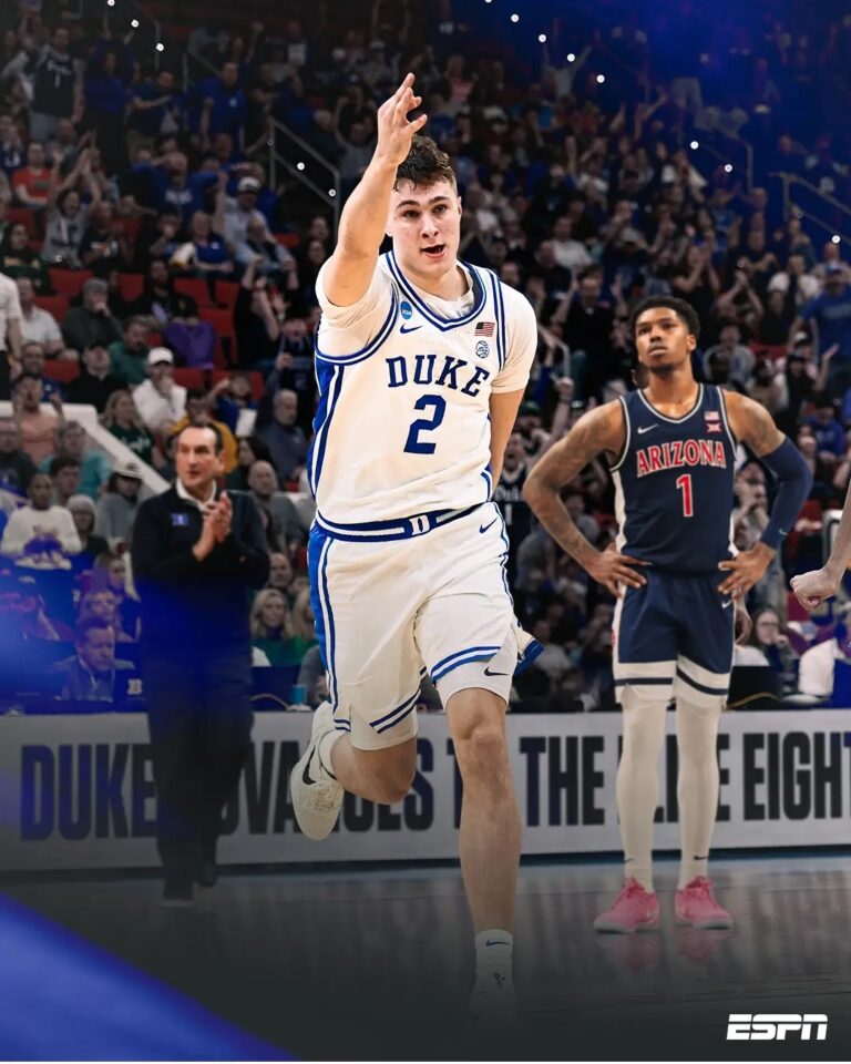 COOPER FLAGG AND DUKE KNOCK CALEB LOVE AND ARIZONA OUT OF THE TOURNEY‼️