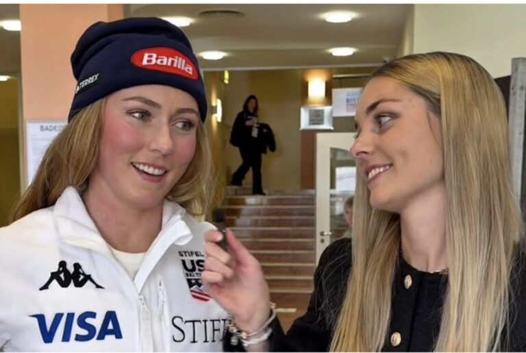 Mikaela Shiffrin Shares Warm Moment with Fan Club Founders at Sölden World Cup