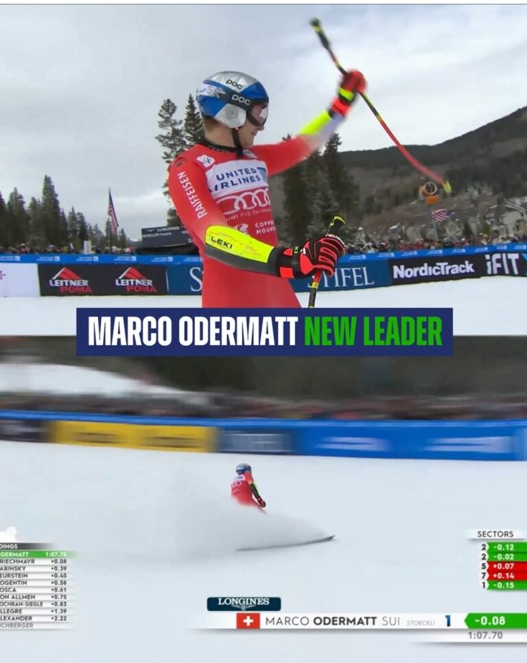 BREAKING: Odermatt Blazes into Early Lead at Copper Mountain Super-G Opener
