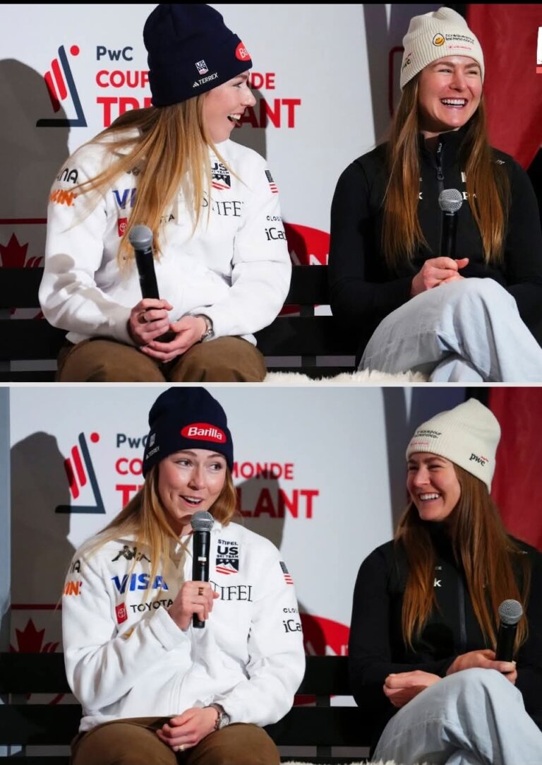 Smiles and Shared Dreams: Shiffrin and Grenier Light Up Tremblant Press Conference Ahead of World Cup Glory
