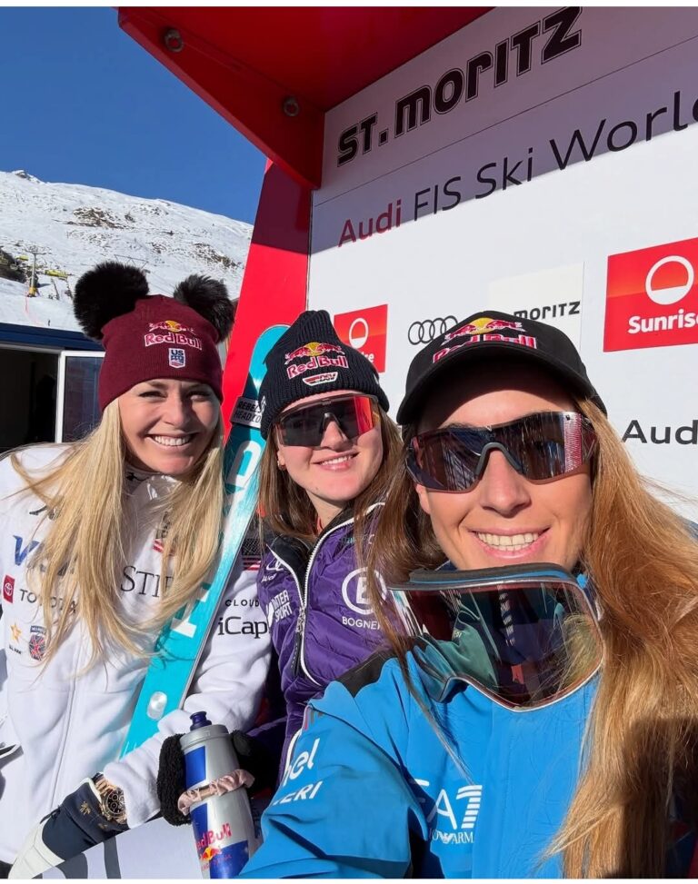 Emma Aicher Edges Out Lindsey Vonn in Thrilling Second Downhill at St. Moritz