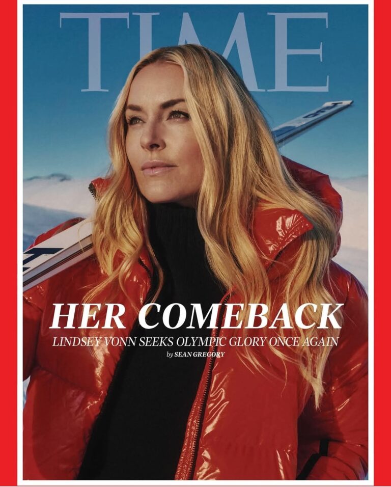 Lindsey Vonn Lands TIME Magazine Cover: “I’m Still Chasing Dreams at 41”