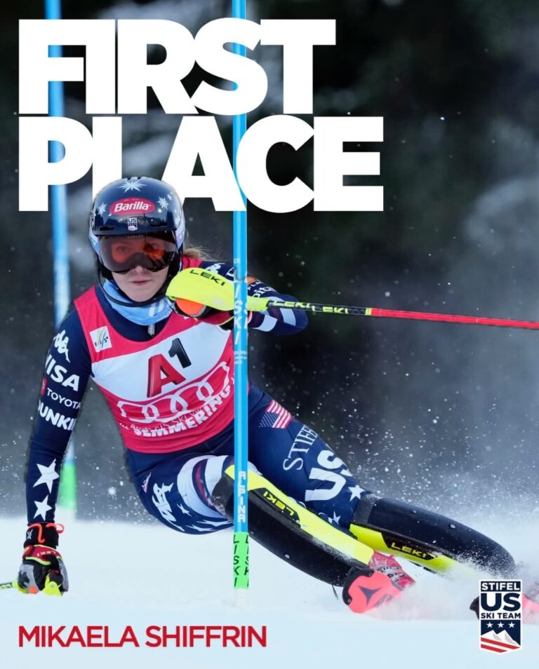 Mikaela Shiffrin Charges to Record-Extending 106th World Cup Victory in Semmering Night Slalom