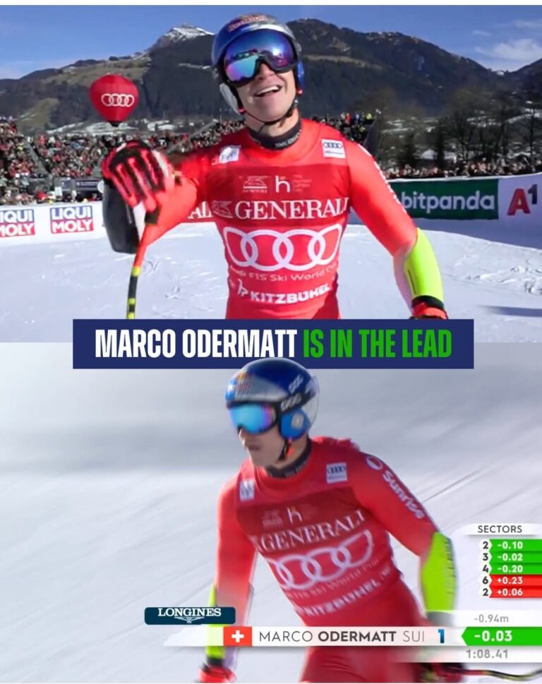 Heart-Stopping Thriller in Kitzbühel! Marco Odermatt Edges Franjo von Allmen by a Razor-Thin 0.03 Seconds to Lead Men’s Super-G After First 15