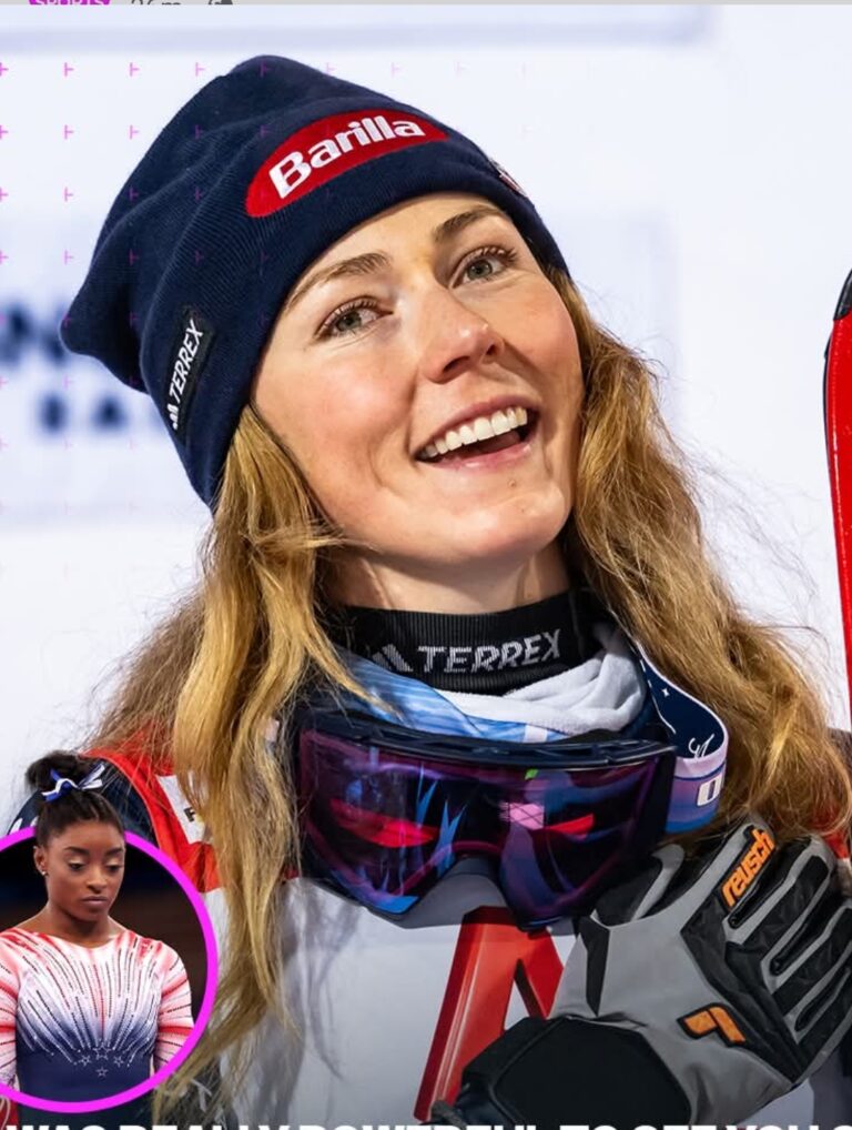 Mikaela Shiffrin Hails Simone Biles as the Ultimate Symbol of Strength: “Her Resilience Is Unmatched”