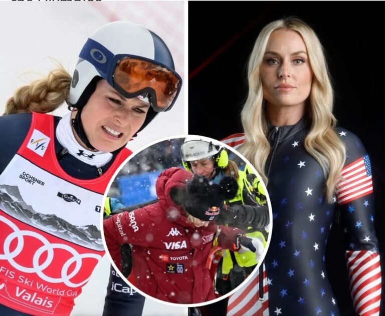 Lindsey Vonn Crashes Hard One Week Before Olympics — But She’s Telling Doubters: ‘Don’t Be a Debbie Downer!’