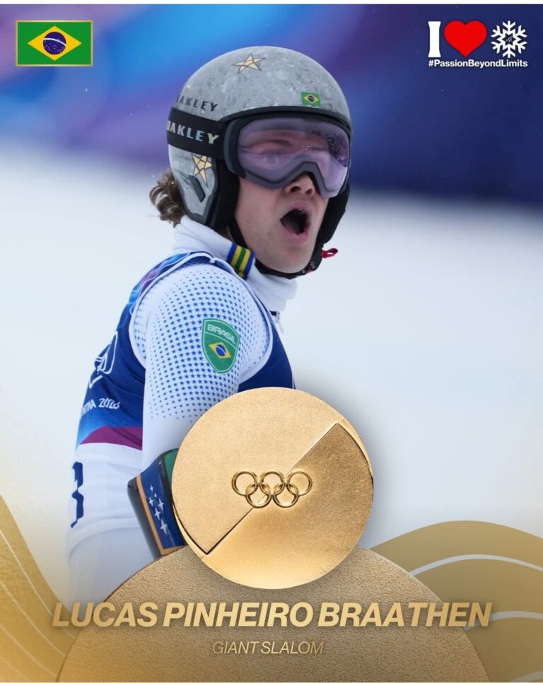 LUCAAAAAAS! History Made in the Snow: Lucas Pinheiro Braathen Claims Brazil’s First-Ever Olympic Gold in Men’s Giant Slalom at Milano-Cortina 2026