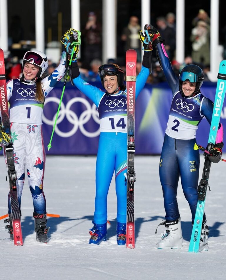 HISTORIC PODIUM IN CORTINA! Brignone Dominates Giant Slalom Gold on Home Snow as Hector and Stjernesund Share Rare Double Silver
