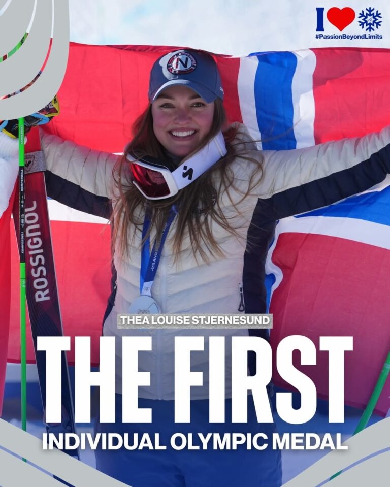 TEARS & TRIUMPH! Thea Louise Stjernesund Claims Emotional First Individual Olympic Medal with Stunning Shared Silver in Cortina