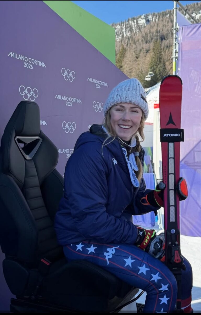 Mikaela Shiffrin Dominates Run 1 in Olympic Women’s Slalom – U.S. Trio Locked In for Medal Chase in Run 2