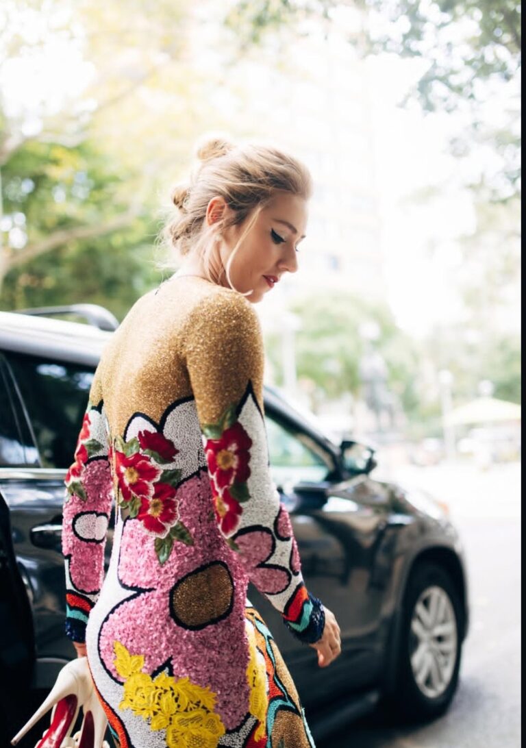 Mikaela Shiffrin Slays Off the Slopes: Olympic Queen Stuns in Dazzling Floral Sequin Gown