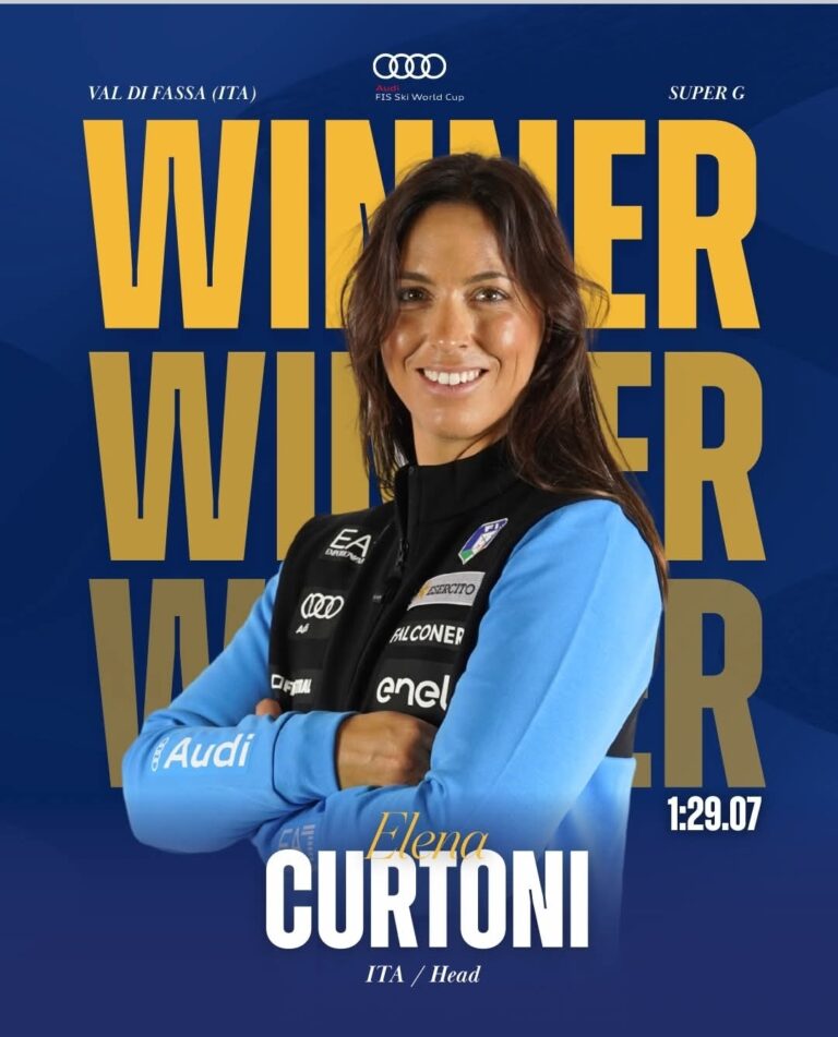 Italian Magic in Val di Fassa: 35-Year-Old Elena Curtoni STUNS with Emotional Super-G Win After 1178-Day Drought — Home Podium Double