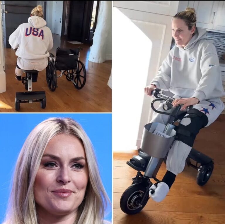 Lindsey Vonn Zooms Past Wheelchair Woes with ‘Speedy’ Scooter – Ski Queen’s Hilarious Recovery Ride Takes Over the Internet