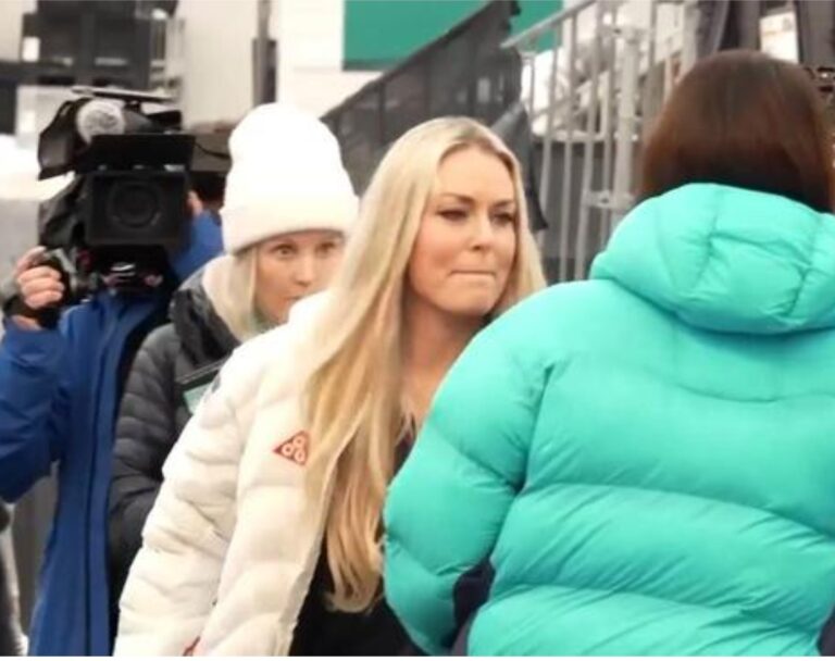 Lindsey Vonn isn’t slamming the door on her ski racing career just yet—but she’s definitely not ready to talk about it either.