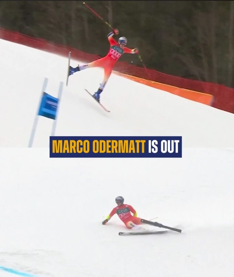 SHOCK IN HAFJELL: Marco Odermatt DNFs in Final Giant Slalom – Pinheiro Braathen Seizes Control of Crystal Globe