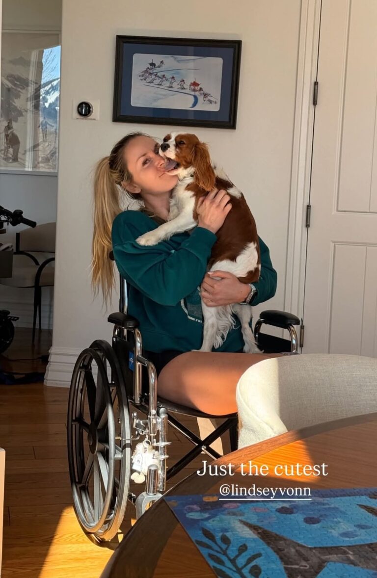 Lindsey Vonn’s ‘Just the Cutest’ Moment Melts Hearts: Olympic Legend Finds Joy in Puppy Snuggles Amid Brutal Recovery