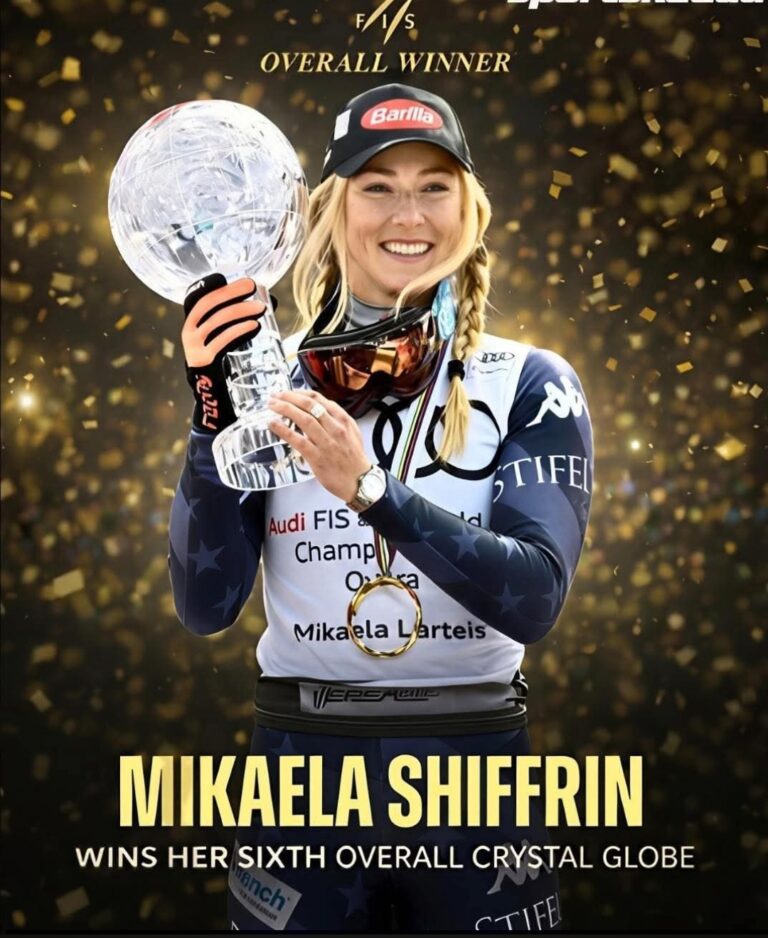 The exact second Mikaela Shiffrin realizes she’s the 2026 Overall World Cup Champion — pure GOAT tears