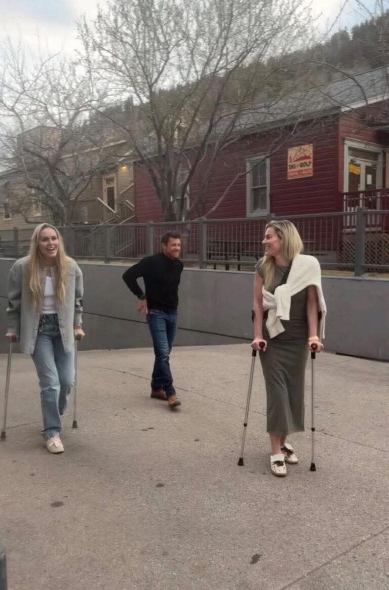 Lindsey Vonn Takes First Steps Toward Comeback: Walking on Crutches After Five Surgeries and Near-Leg Amputation Scare
