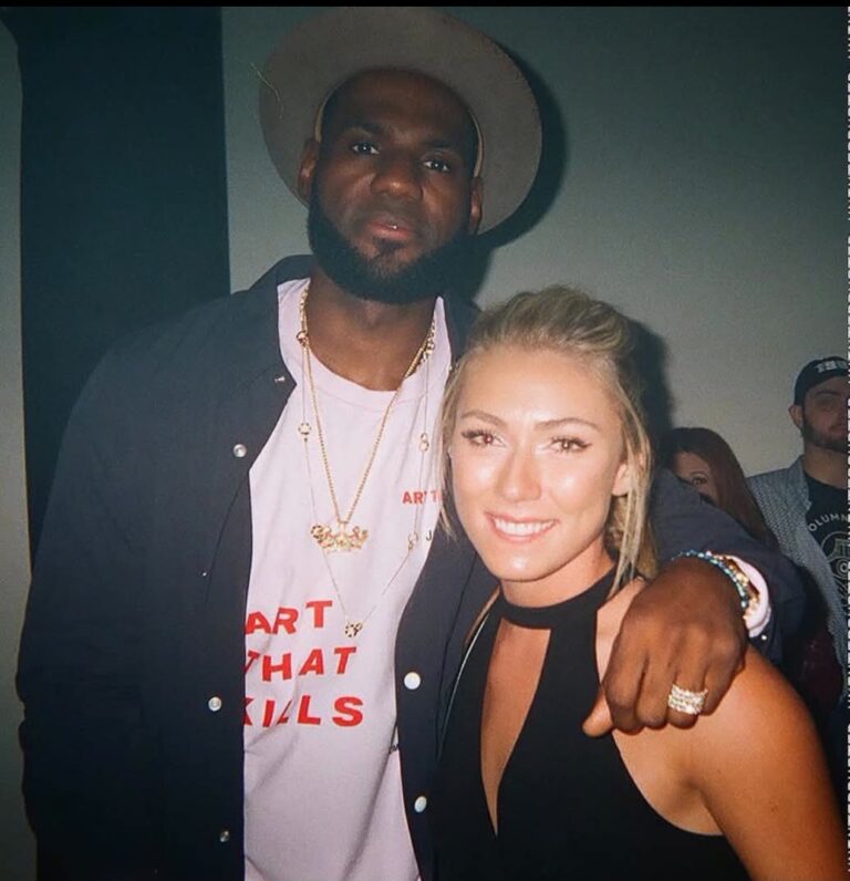 LeBron James and Mikaela Shiffrin Share Casual Moment, Highlighting Cross-Sport Respect