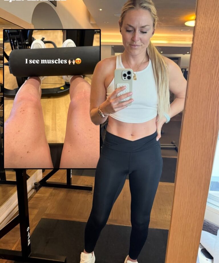 Lindsey Vonn’s Epic Leg Gains: Olympic Champion Powers Through Recovery with Impressive Gym Strength