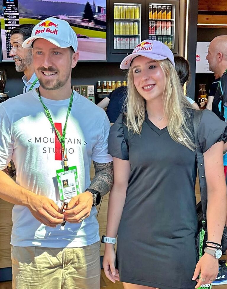 Skiing Icons Unite: Marcel Hirscher and Lara Colturi Spotted Together at F1 Austrian Grand Prix