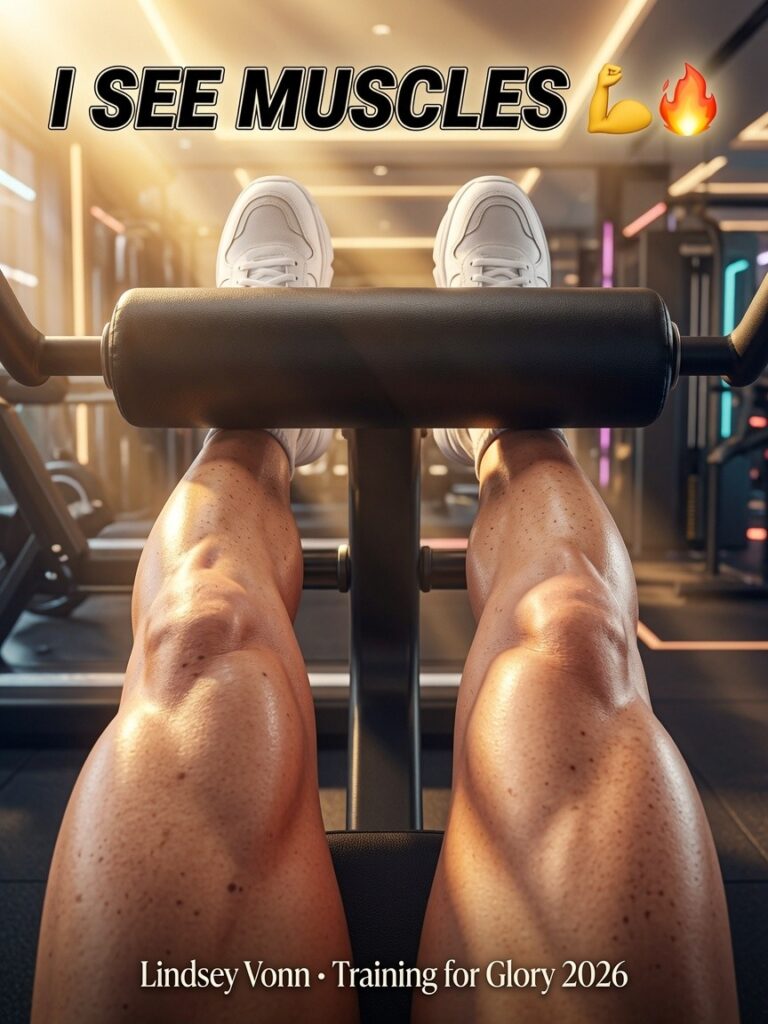 Queen Lindsey Vonn Crushing Leg Day – ‘I See Muscles’ and So Do We!