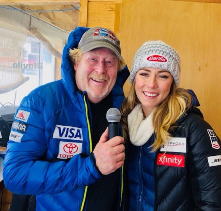 Skiing Icon Peter Graves Spotted With Mikaela Shiffrin — The Legendary Voice Still Rules the Mountains