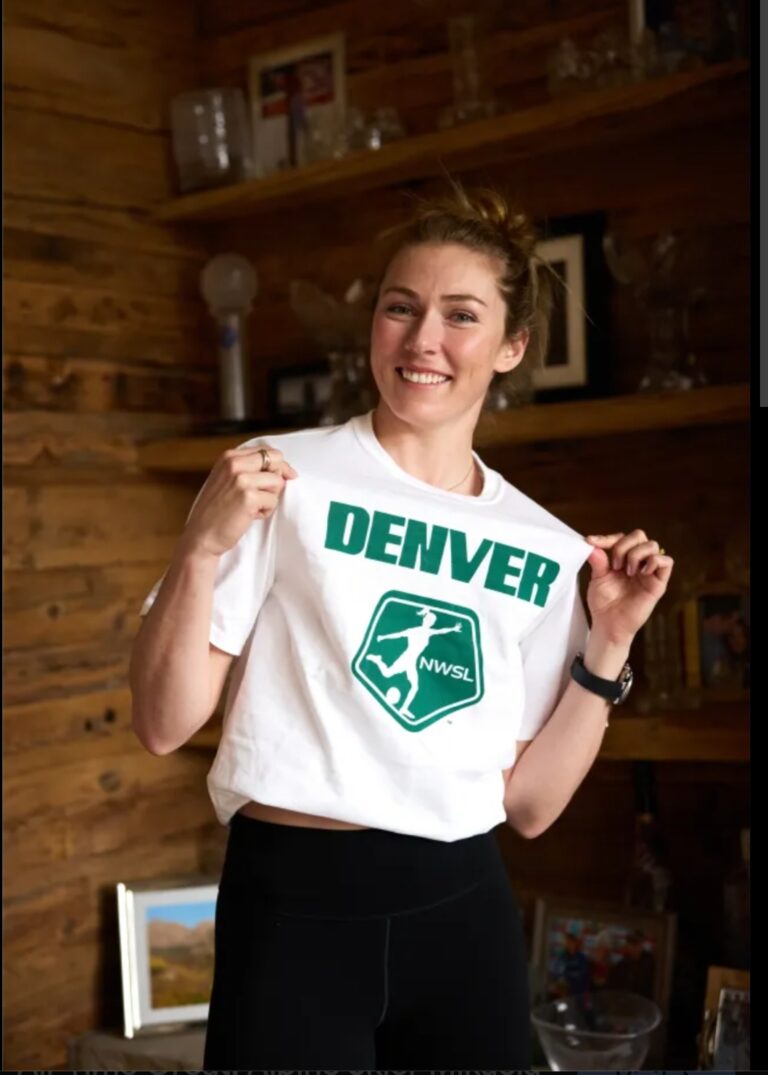 Ski Queen Mikaela Shiffrin Trades Powder for Pitch — Olympic Champ Joins Celebrity Guests at Denver Summit FC Game