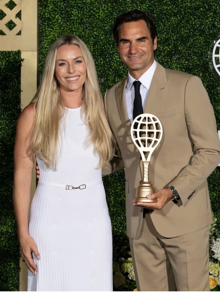 Lindsey Vonn Calls Roger Federer “the Athlete I Aspired to Be” After Emotional Hall of Fame Night