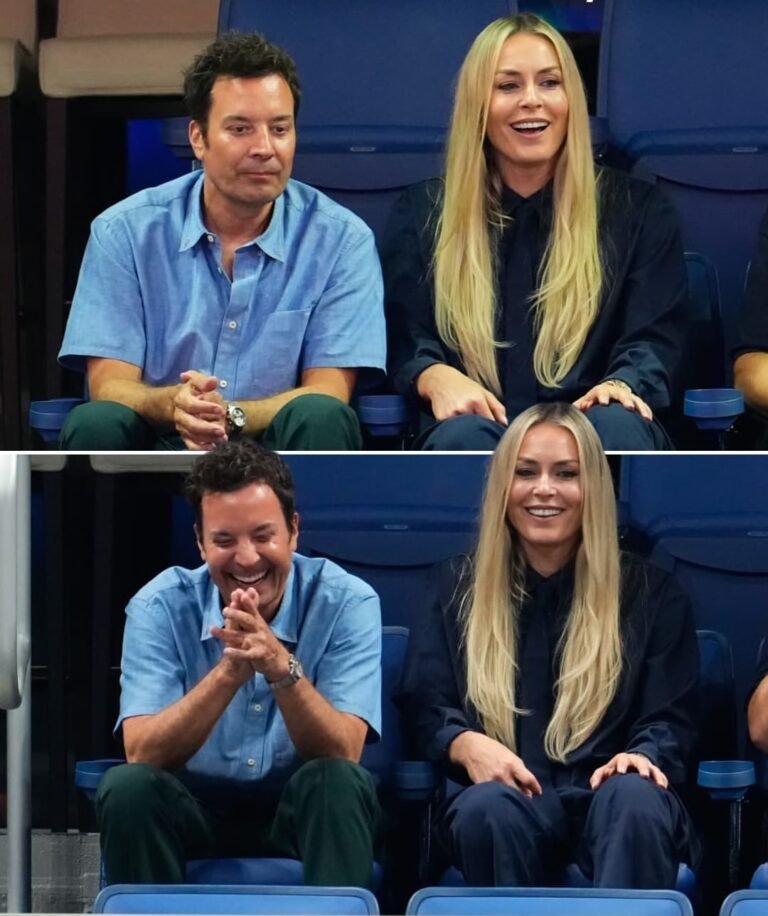 Lindsey Vonn Was Caught Laughing Courtside With Jimmy Fallon… and the Internet Can’t Handle How Happy She Looks