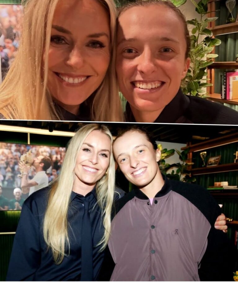 Iga Swiatek just bumped into Lindsey Vonn at the US Open — and it felt bigger than a photo
