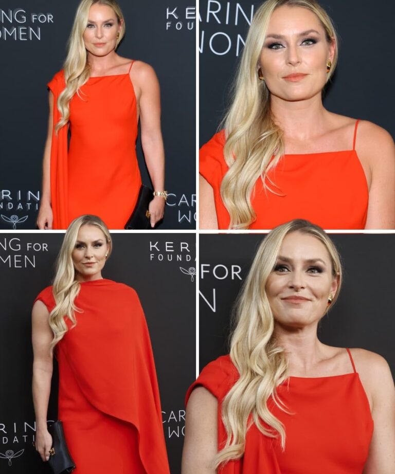 Lindsey Vonn Slips Into a Jaw-Dropping Red Dress — Then This Almost Happened on the Red Carpet