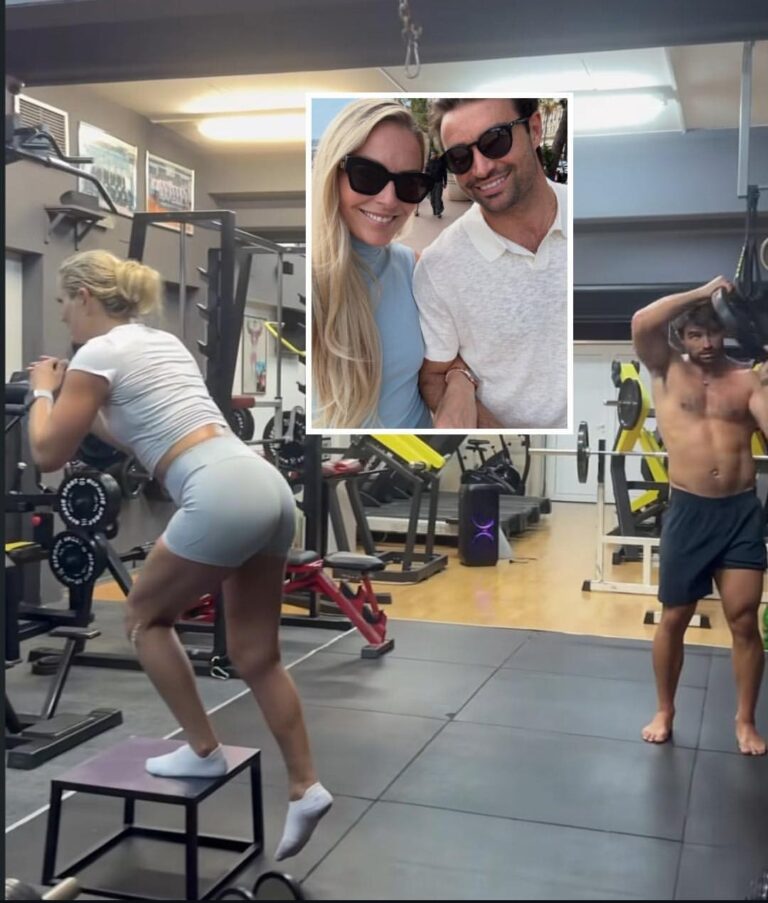 Lindsey Vonn and Matthieu Bailet Are Crushing Every Step—In the Gym and in Love