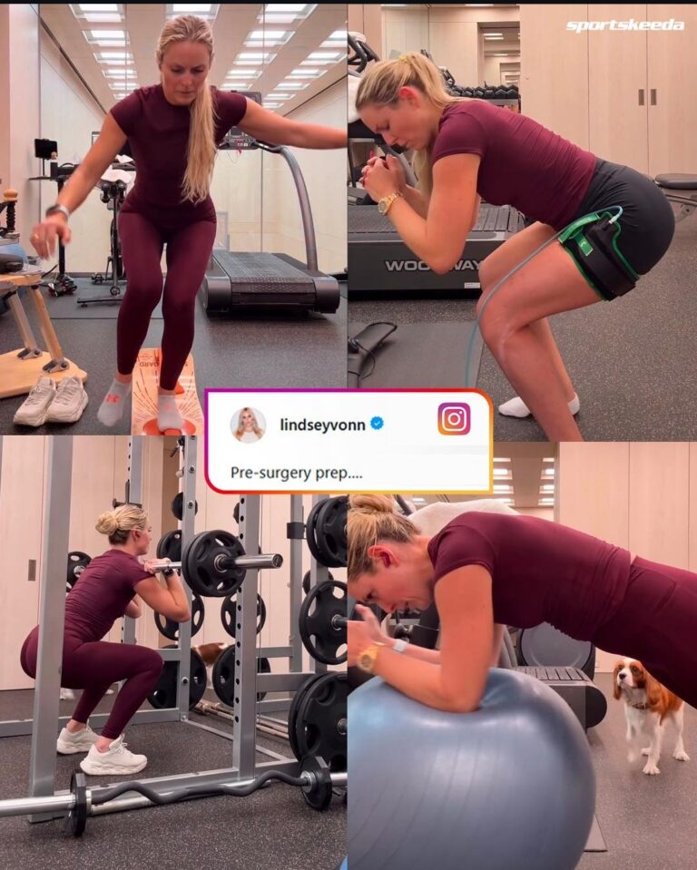 Lindsey Vonn’s Pre Surgery Gym Grind Is Pure Madness: “2 1/2 Weeks to Go!”
